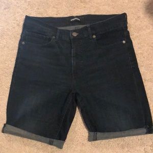 Express High Rise Bermuda Shorts